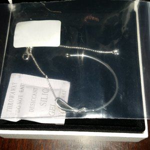 NEW Authentic Pandora Sparkling Bow Slider Bracele